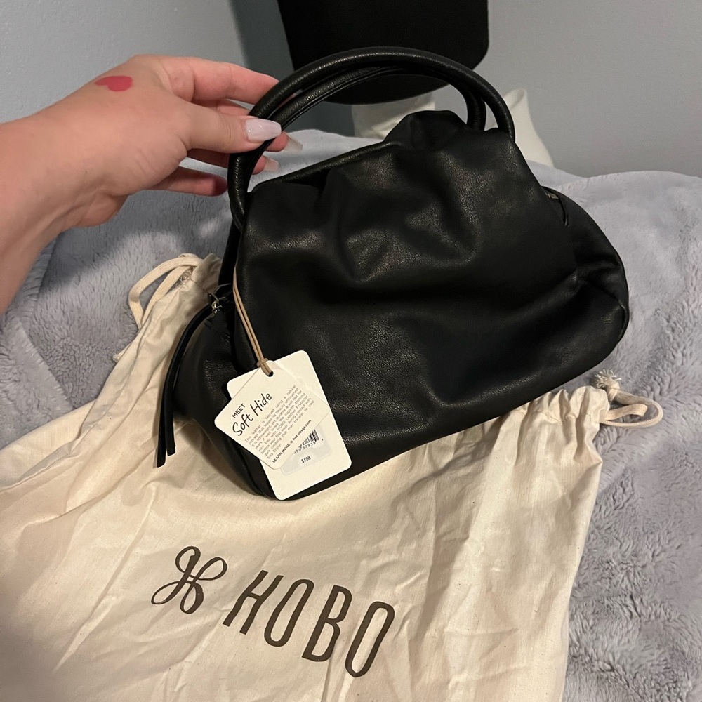 HOBO leather Darling small satchel removable strap new  with tags